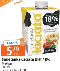 E.Leclerc Śmietanka Łaciata UHT 18% Mlekpol oferta