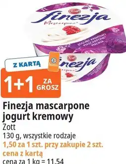 E.Leclerc Finezja mascarpone jogurt kremowy Zott oferta