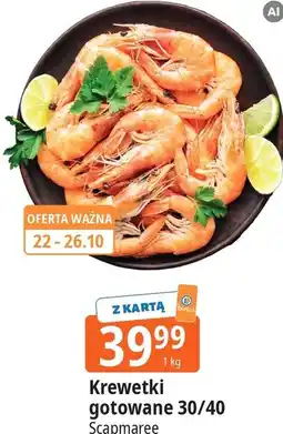 E.Leclerc Krewetki gotowane 30/40 Scapmaree oferta