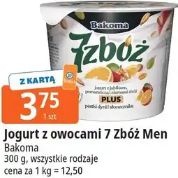 E.Leclerc Jogurt z owocami 7 Zbóż Men Bakoma oferta
