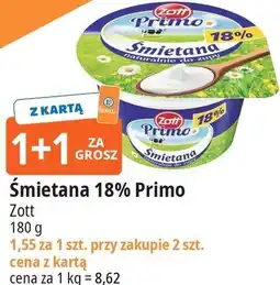 E.Leclerc Śmietana 18% Primo Zott oferta