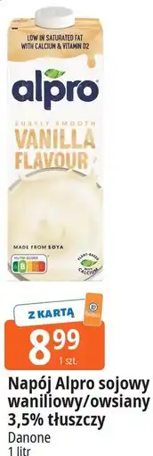 E.Leclerc Napój Alpro sojowy waniliowy/owsiany 3,5% tłuszczu Danone oferta