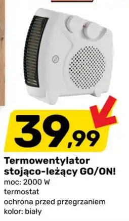 Bricomarche Termowentylator stojąco-leżący GO/ON! oferta