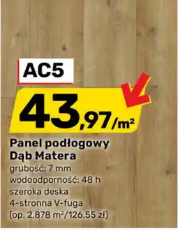 Bricomarche Panel podłogowy Dąb Matera oferta