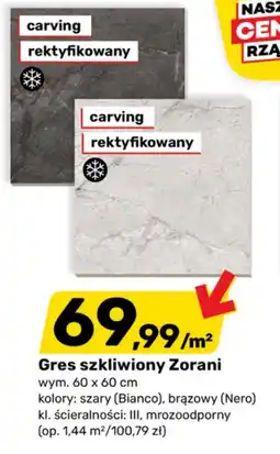 Bricomarche Gres szkliwiony Zorani oferta