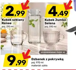 Bricomarche Kubek szklany Renee oferta