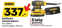 Bricomarche Szlifierka mimośrodowa DEWALT oferta