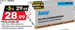 Bricomarche Płyta zwykła GK Knauf oferta