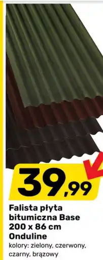Bricomarche Falista płyta bitumiczna Base Onduline oferta