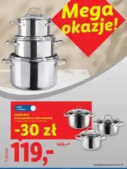 Lidl SILVERCREST Zestaw garnków ze stali szlachetnej oferta