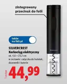 Lidl SILVERCREST Korkociąg elektryczny oferta
