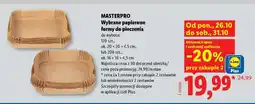 Lidl MASTERPRO Wybrane papierowe formy do pieczenia oferta