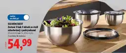 Lidl SILVERCREST Zestaw 2 lub 3 misek ze stali szlachetnej z pokrywkami oferta