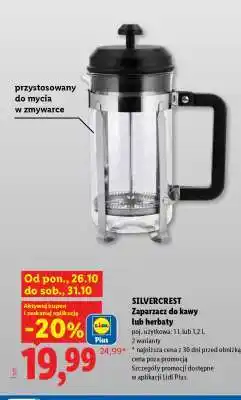 Lidl SILVERCREST Zaparzacz do kawy lub herbaty oferta