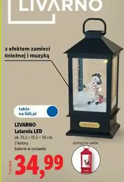 Lidl LIVARNO Latarnia LED oferta