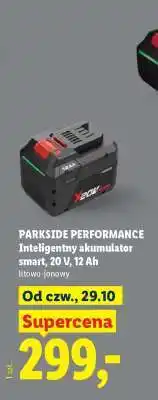 Lidl PARKSIDE PERFORMANCE Inteligentny akumulator smart, 20 V, 12 Ah oferta
