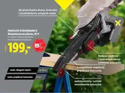 Lidl PARKSIDE PERFORMANCE Akumulatorowa pilarka, 20 V oferta