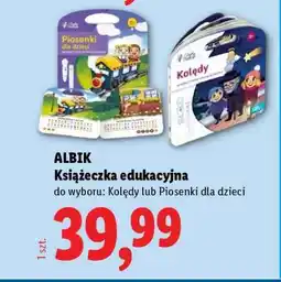 Lidl ALBIK Książeczka edukacyjna oferta
