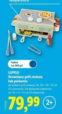 Lidl LUPILU Drewniany grill stołowy lub piekarnia oferta