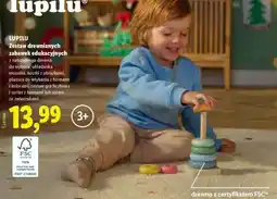 Lidl LUPILU Zestaw drewnianych zabawek edukacyjnych oferta