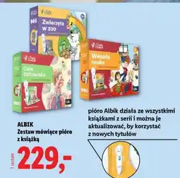 Lidl ALBIK Zestaw mówiące pióro z książką oferta