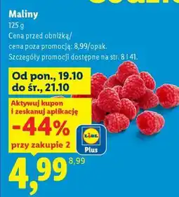 Lidl Maliny oferta