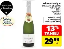 Carrefour Wino musujące CRÉMANT DE LOIRE oferta
