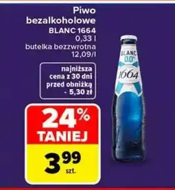 Carrefour Piwo bezalkoholowe BLANC 1664 oferta