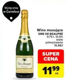 Carrefour Wino musujące SIRE DE BEAUPRÉ oferta