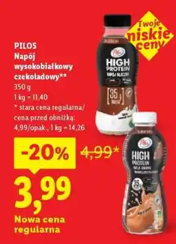 Lidl PILOS Napój wysokobiałkowy czekoladowy oferta