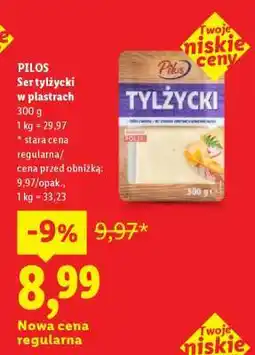 Lidl PILOS Ser tylżycki w plastrach oferta