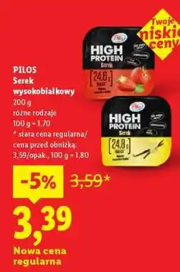 Lidl PILOS Serek wysokobiałkowy oferta