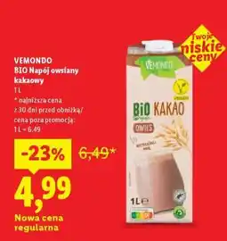 Lidl VEMONDO BIO Napój owsiany kakaowy oferta