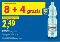 Lidl CISOWIANKA Woda mineralna niegazowana oferta