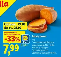 Lidl Bataty, luzem oferta