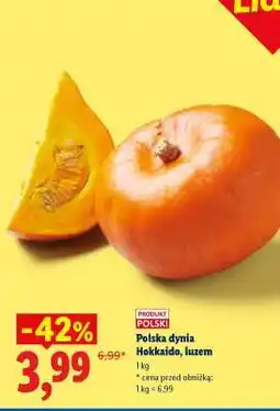 Lidl Polska dynia Hokkaido, luzem oferta