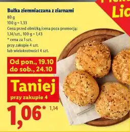 Lidl Bułka ziemniaczana z ziarnami oferta