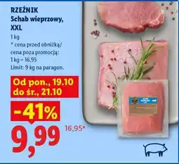 Lidl Rzeźnik Schab wieprzowy, XXL oferta