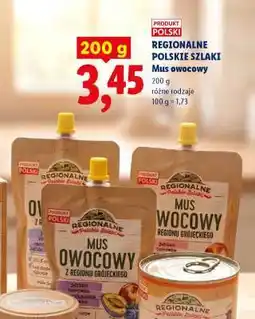 Lidl Regionalne Polskie Szlaki Mus owocowy oferta