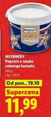 Lidl MCENNEDY Popcorn o smaku solonego karmelu oferta