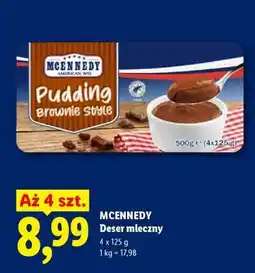 Lidl MCENNEDY Deser mleczny oferta