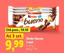 Lidl Kinder Bueno, 3-pak oferta