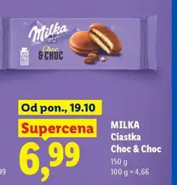 Lidl Milka Ciastka Choc & Choc oferta
