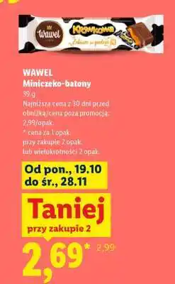 Lidl WAWEL Miniczeko-batony oferta