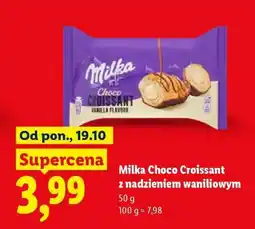 Lidl MILKA Choco Croissant z nadzieniem waniliowym oferta
