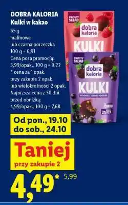 Lidl DOBRA KALORIA Kulki w kakao oferta