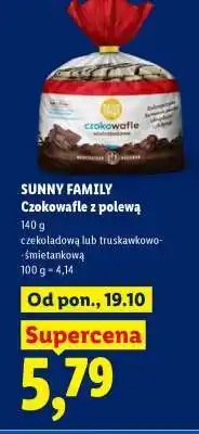 Lidl SUNNY FAMILY Czokowafle z polewą oferta