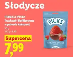 Lidl PERGALE PICKS Truskawki liofilizowane w polewie kakaowej oferta