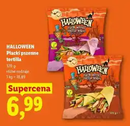 Lidl HALLOWEEN Placki pszenne tortilla oferta
