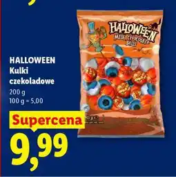 Lidl HALLOWEEN kulki czekoladowe oferta